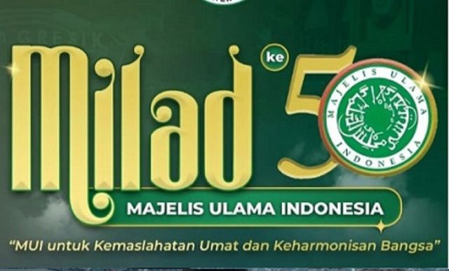 MENYAMBUT 50 TAHUN MUI,  KADERISASI ULAMA PERLU DIPERHATIKAN