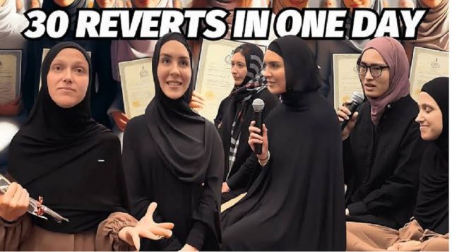 KEBRUTALAN ISRAEL  PICU BANYAK ORANG BERSIMPATI DAN MEMELUK ISLAM   