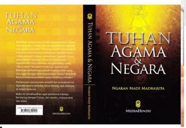PENULIS HINDU INI MENOLAK  MENYAMAKAN ALLAH DENGAN SANG HYANG WIDHI